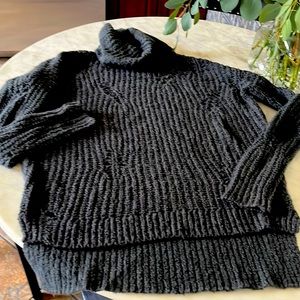 Warm sweater charcoal grey